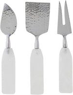 Alabaster Cheese Knives S/3