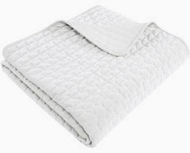 Velvet Stitch Quilted Throw