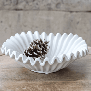 Matte White Deco Dish