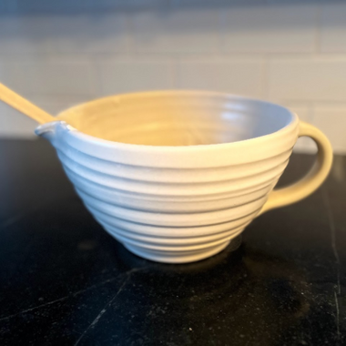 Rowe Pottery Ridges Batter Bowl
