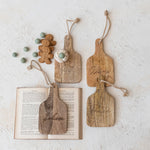 Mango Wood Cheese Board w/ Etched Saying 4 Styles