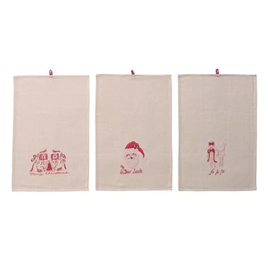 Holiday Dogs Tea Towel