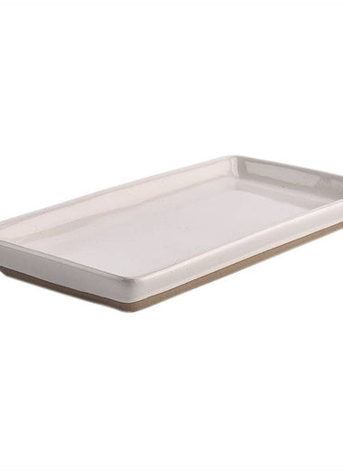 Stoneware Tray - Cream Speckled
