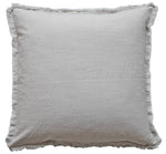 20x20 Fringe Pillow - Light Gray