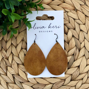 Brittany - Camel Earrings