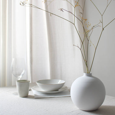 The Blanc Collection - 03 Vase: Off White