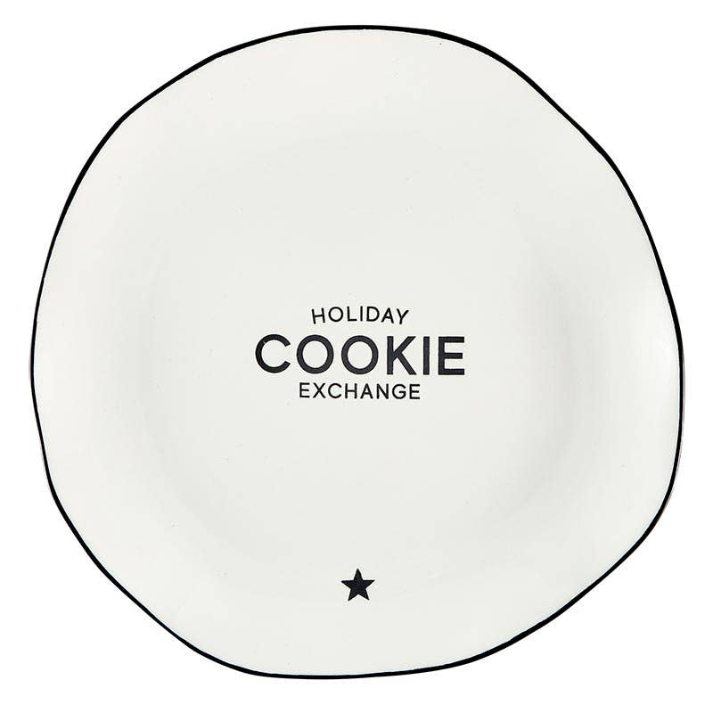 Ceramic Cookie Exchange Plate