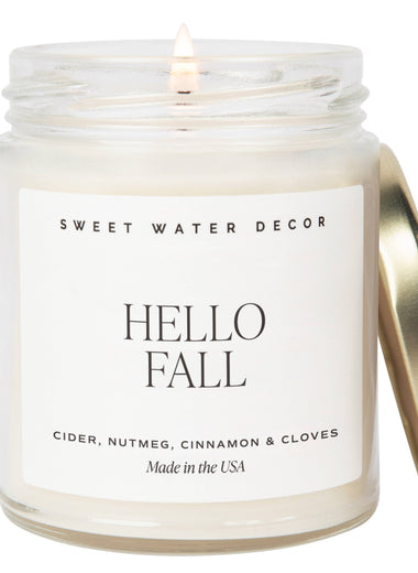 Hello Fall Soy Candle - 9oz