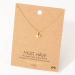 Dainty Bird Pendant Necklace