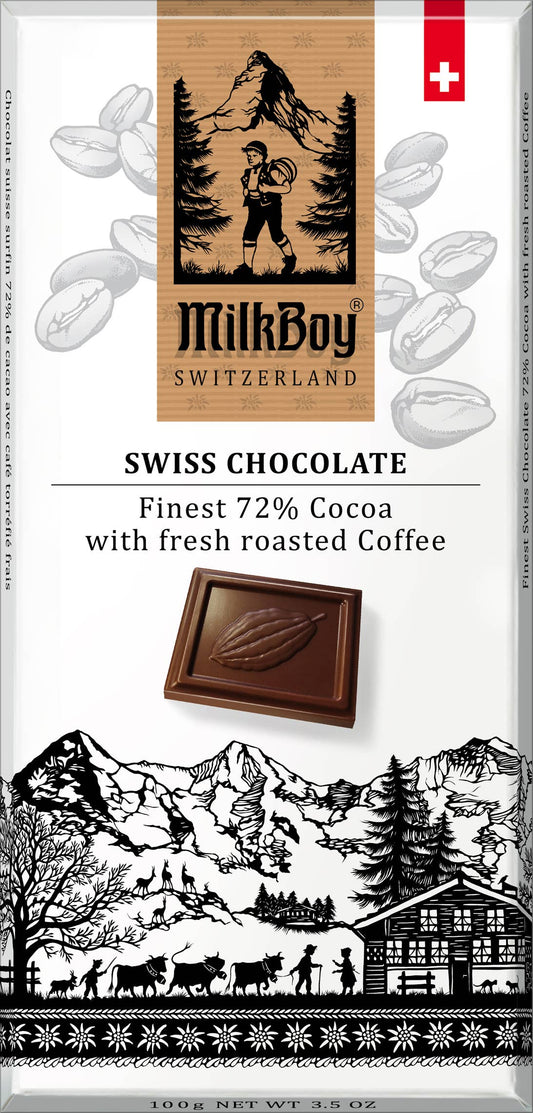 3.5 oz 72% Cocoa with Fresh Roasted Coffee