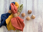 Rattan Napkin Rings - Set of Four