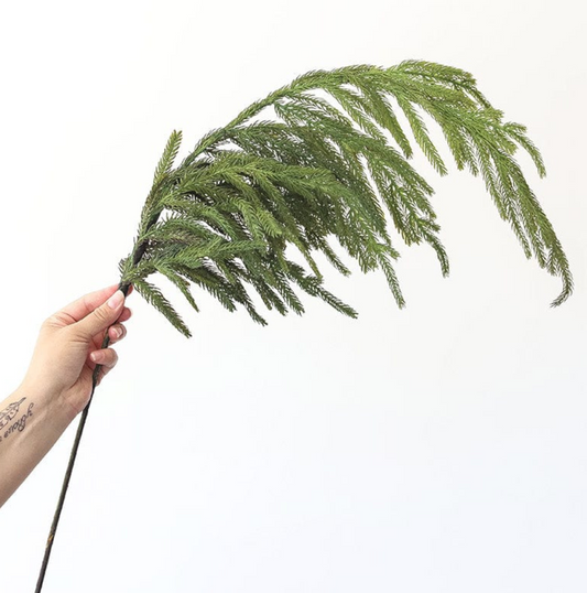 36" Natural Touch Norfolk Pine Branch