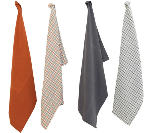 Cotton Tea Towels - Set of 4