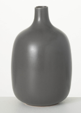 Matte Charcoal Jug Vase