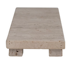 Travertine Footed Serving Board