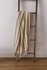 Striped Throw With Tassels