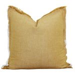 26x26 Fringe Pillow - Mustard