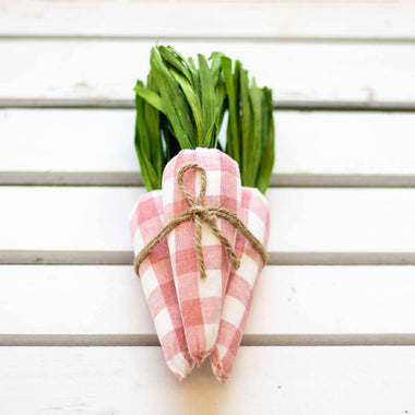 Gingham Carrot Trio