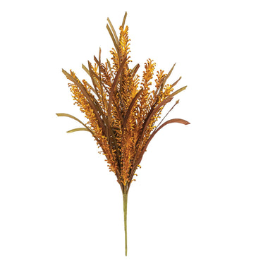 26" Autumn Burnt Orange Curly Cue Spray