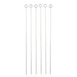 Stainless Steel Cocktail or Appetizer Picks - Pack of 6