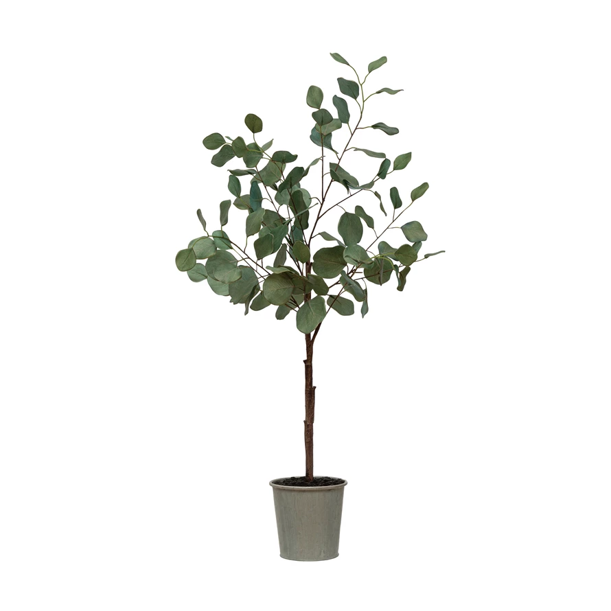 Faux Eucalyptus Tree in Pot - 3.5'