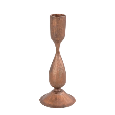 Hand-Forged Iron Antique Copper Taper Holder