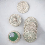 Hand-Woven Seagrass Coasters - Set of 4